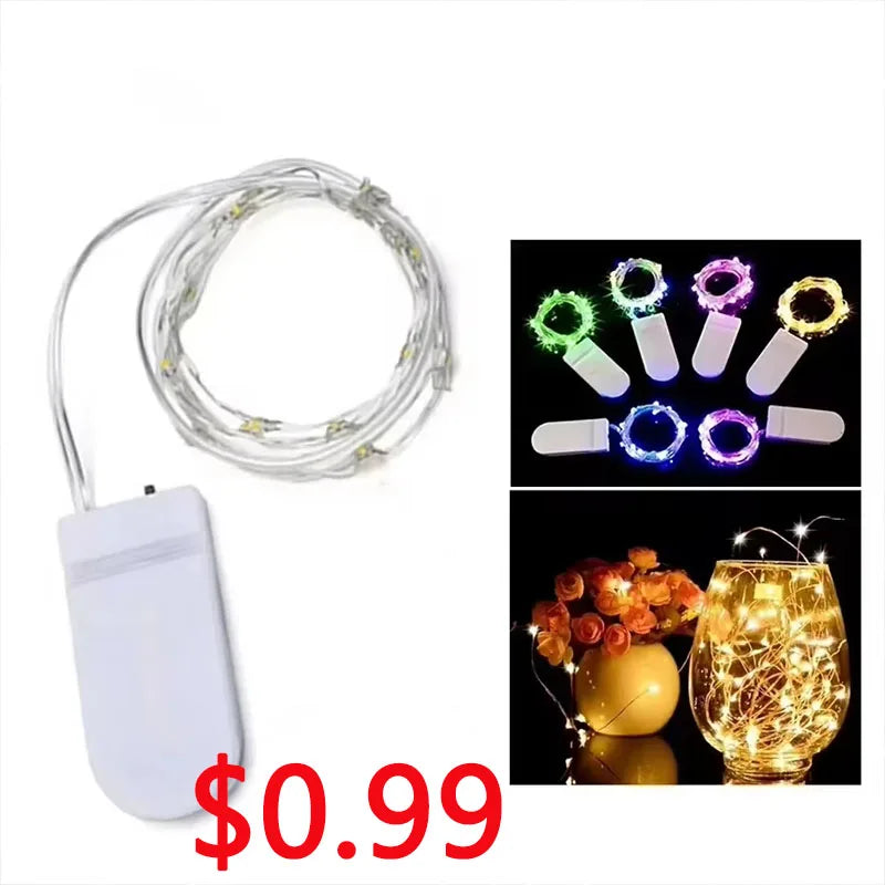 Ivy Leaf Outdoor Fairy String Lights