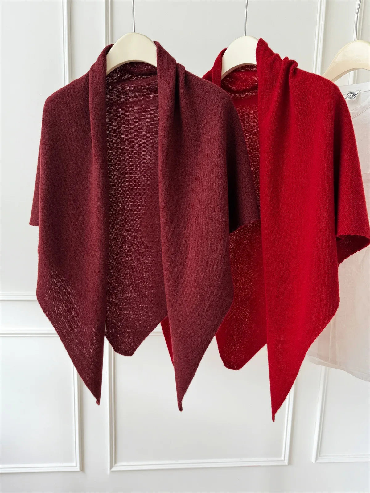 Premium Wool Knit Wraparound Scarf