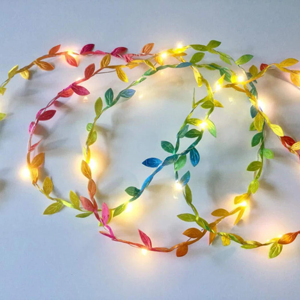Leaf Garland Fairy Lights