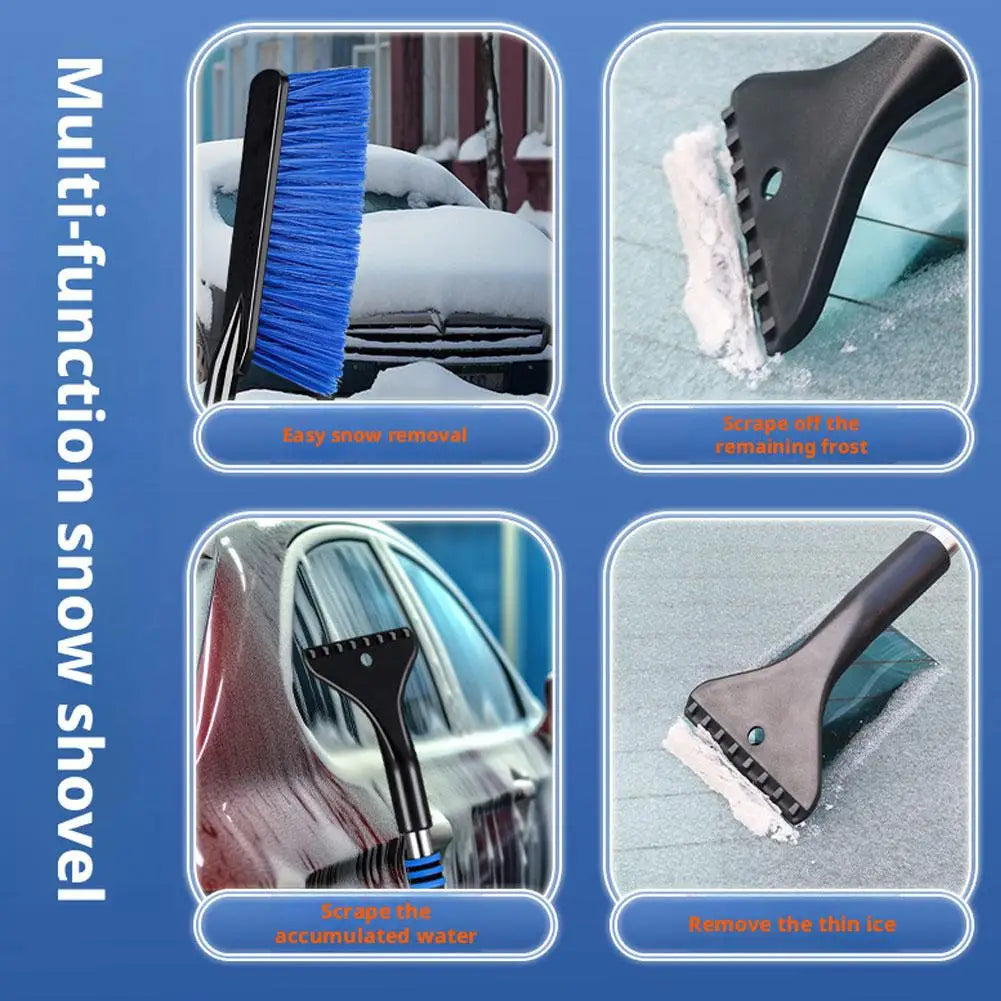 Retractable Snow Brush & Ice Scraper Tool