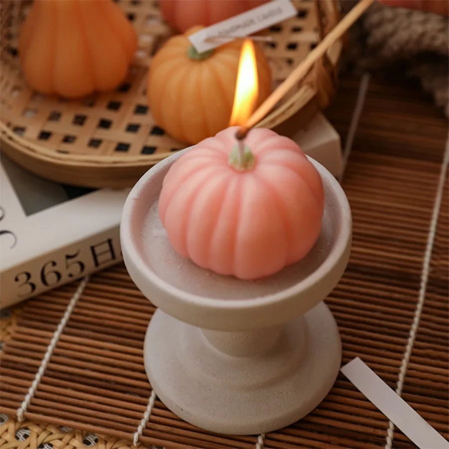 Pumpkin Shaped Scented Candle