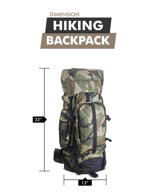 Camouflage Hiking & Camping Backpack