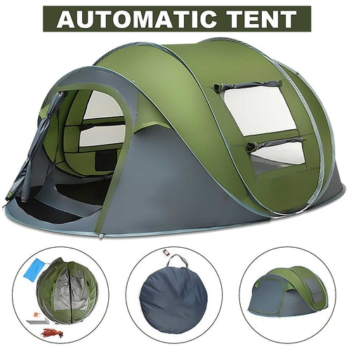 4–5 Person Automatic Pop-Up Camping Tent